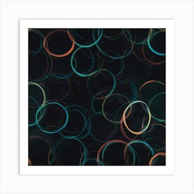 Abstract Circles 14 Art Print