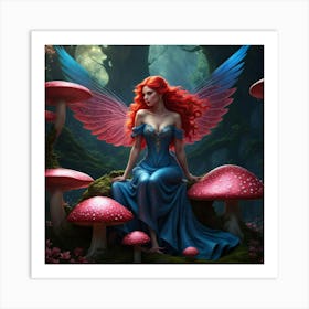 Fairy of the woods Art Print