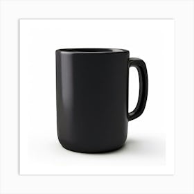 Black Coffee Mug Art Print