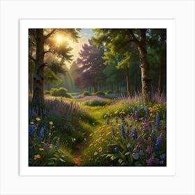 Forest Path 2 Art Print