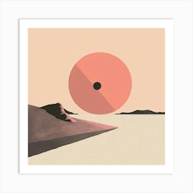 Sand And Sun Minimal Poster Art Print