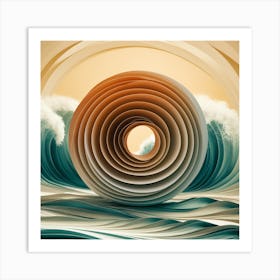 Sun Surf (4) Art Print