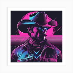 Cowboy 9 Art Print