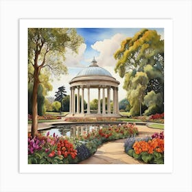 Southward Park London Parks Garden 7 Painting Art Prinr Art Print