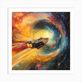 Spaceship Art 1 Art Print