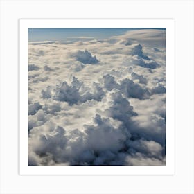 Clouds From An Airplane 1 Art Print