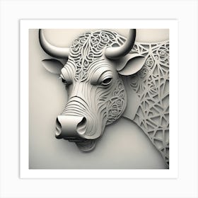 Bull Art Art Print