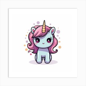 Cute Unicorn 173 Art Print