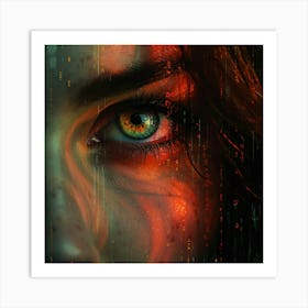 Cybernetic Eyes Art Print