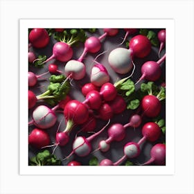 Radishes 51 Art Print