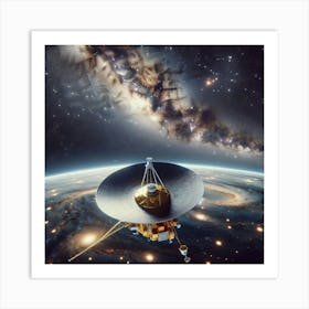 Spacecraft In Space 2 Art Print