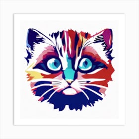 Cat Portrait Art Print