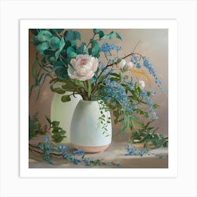 Flowers In Vases Art Print