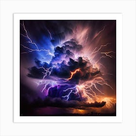 Lightning Storm 5 Art Print