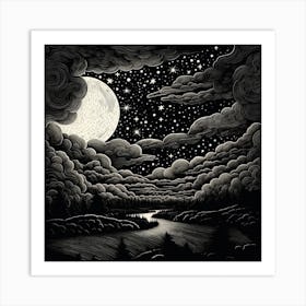 Starry Night Art Print