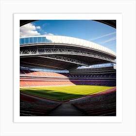 Stadium View Art Print