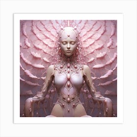 ROSE QUARTZ AT PEACE Art Print