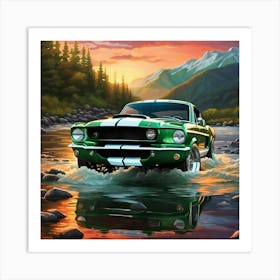 Ford Mustang 5 Art Print