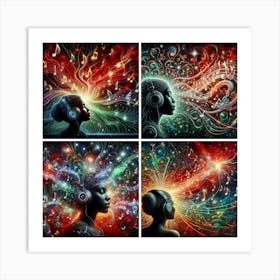 Electric Relaxation Art Print