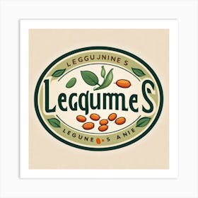 Legumes As A Logo (43) Art Print