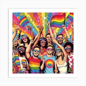 Rainbow Pride Art Print