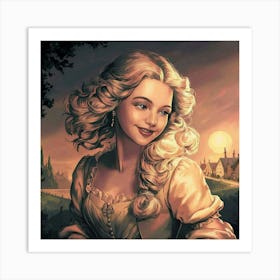 Belle Art Print