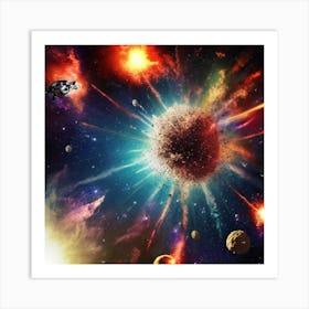 Nebula (Design 1) Art Print