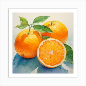 Oranges Art Print