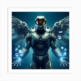 Halo 8 12 Art Print