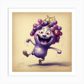 Grapes Art Print