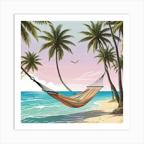 Beach Art Print Art Print