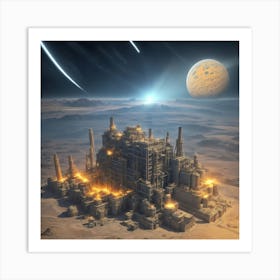 Space City 7 Art Print