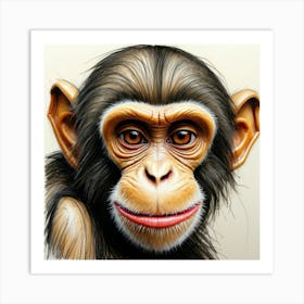 Chimpanzee 11 Art Print