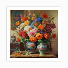 Chinese Vases Art Print