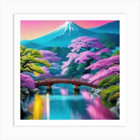 Japanese Bridge Art Print