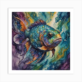 Colorful Fish 2 Art Print