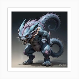 Dragon Creature Art Print