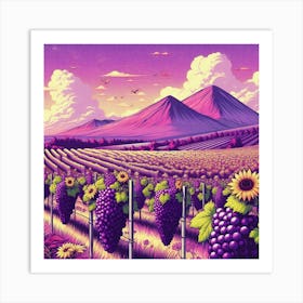 Purple Grapes 10 Poster