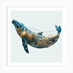 Humpback Whale Art Print