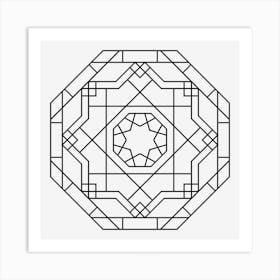 Geometric Mandala 03 Art Print