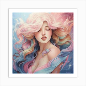 Mermaid 4 Art Print