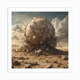 Earth Sphere Art Print