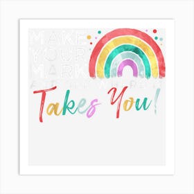 Dot Day Creative Rainbow For International Dot Day Art Print