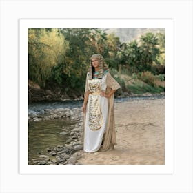 A Photo Of A Woman Dressed As An Ancient Ou8agixwqqy7elvbojd Gq Yzfanrvbsuy0f89uxixt3g Art Print