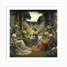 Garden Party 2 Art Print