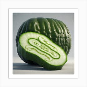 Sliced Cucumber 3 Art Print