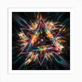 Colorful Prismatic Art Print