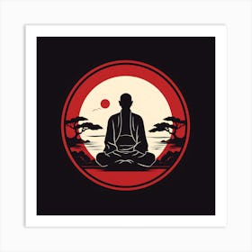 Buddha In Meditation 3 Art Print