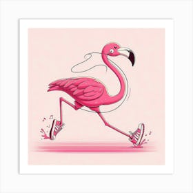 Flamingo 8749724 1280 2 Art Print