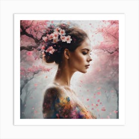 Sakura Blossom Art Print